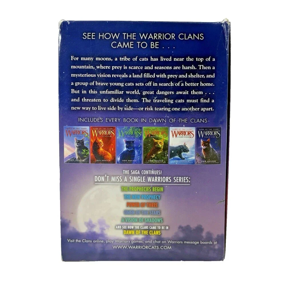 Warriors: Dawn of the Clans Box Set Vol. 1-6 by Erin Hunter 2016 Harper Collins